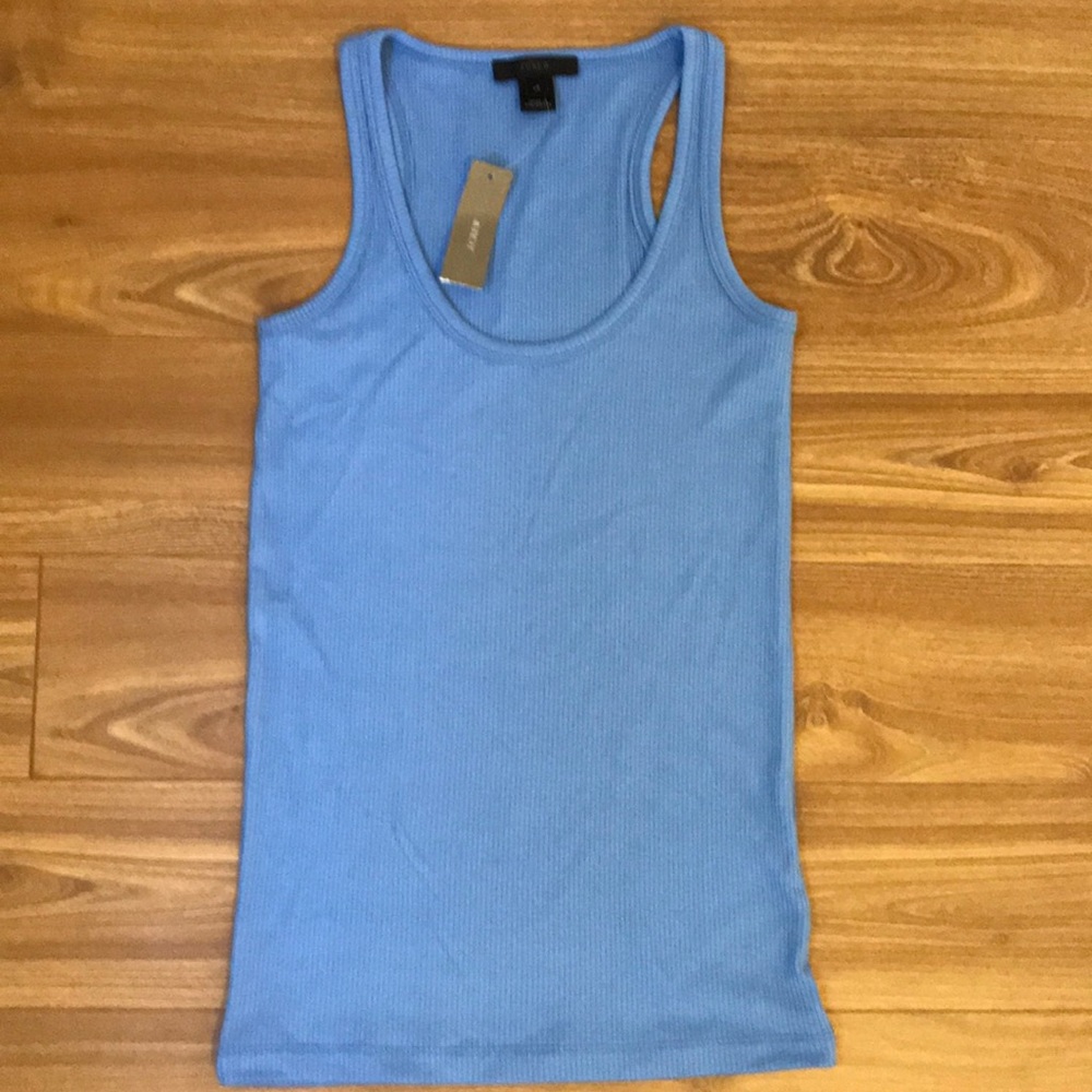 J Crew tank Top Periwinkle Blue XS NWT